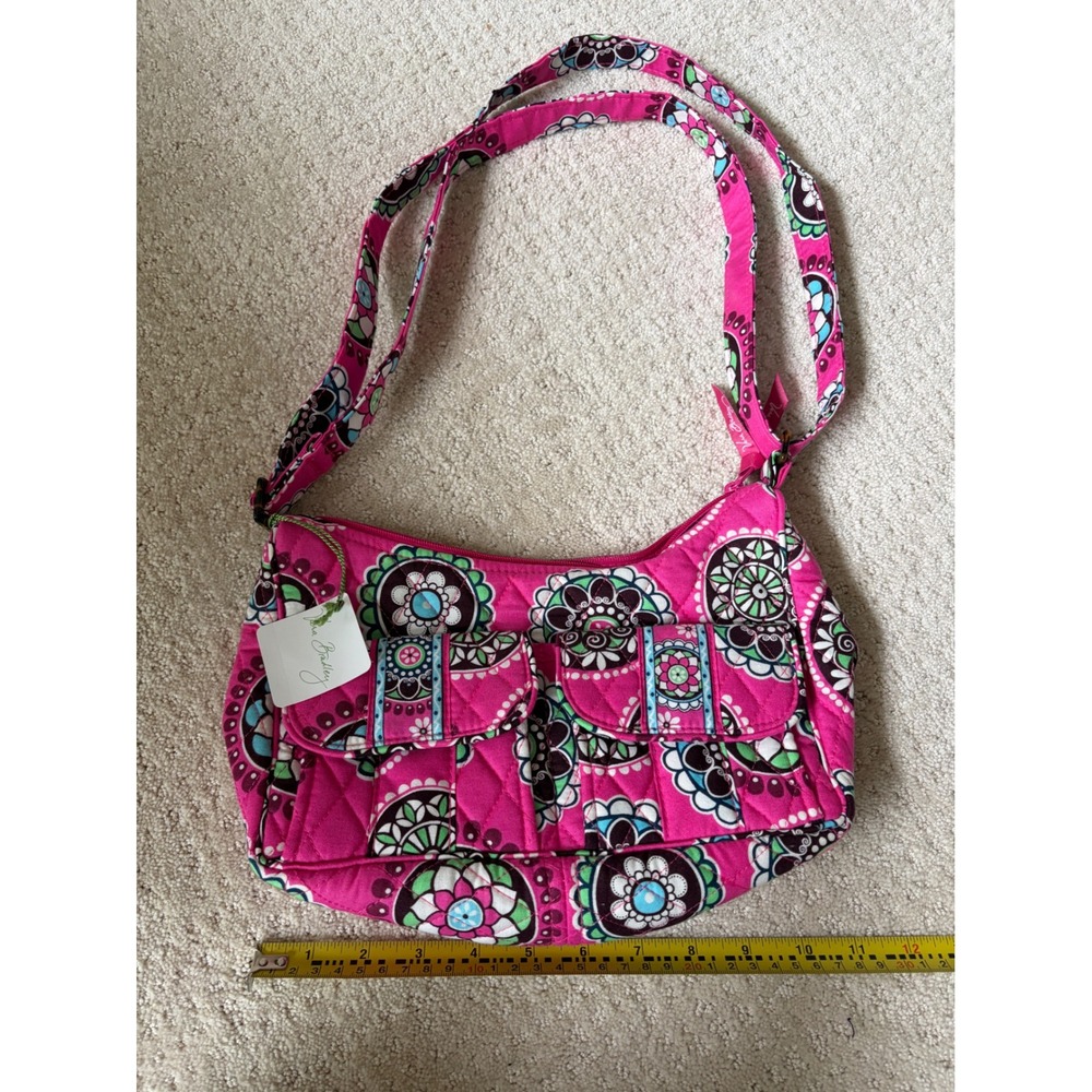 Vera Bradley Libby Bag Small *Retired* Cupcake Pink NWT Quilted Floral Boho Y2K